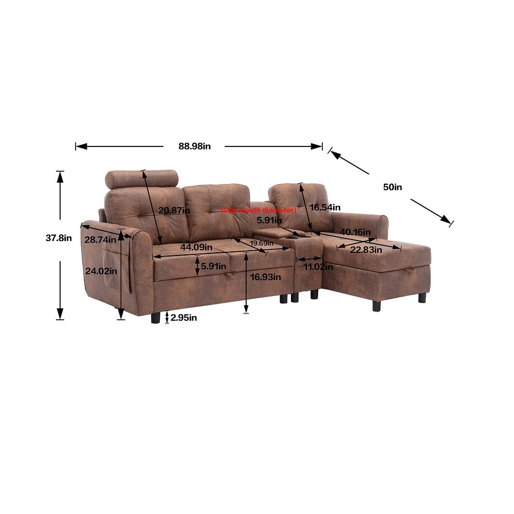 storage sofa /Living room sofa cozy sectional sofa couch