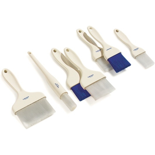 Carlisle 3 Inch Push Style White Wide Brush  12 Ea...