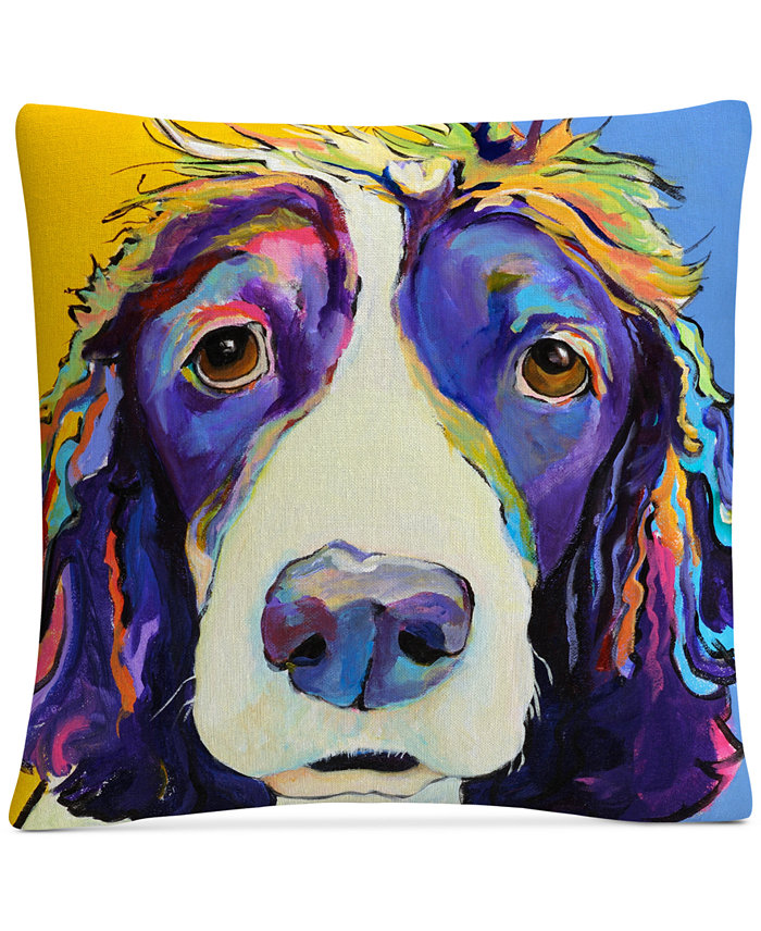 Baldwin Pat Saunders-White Sadie Decorative Pillow， 16 x 16