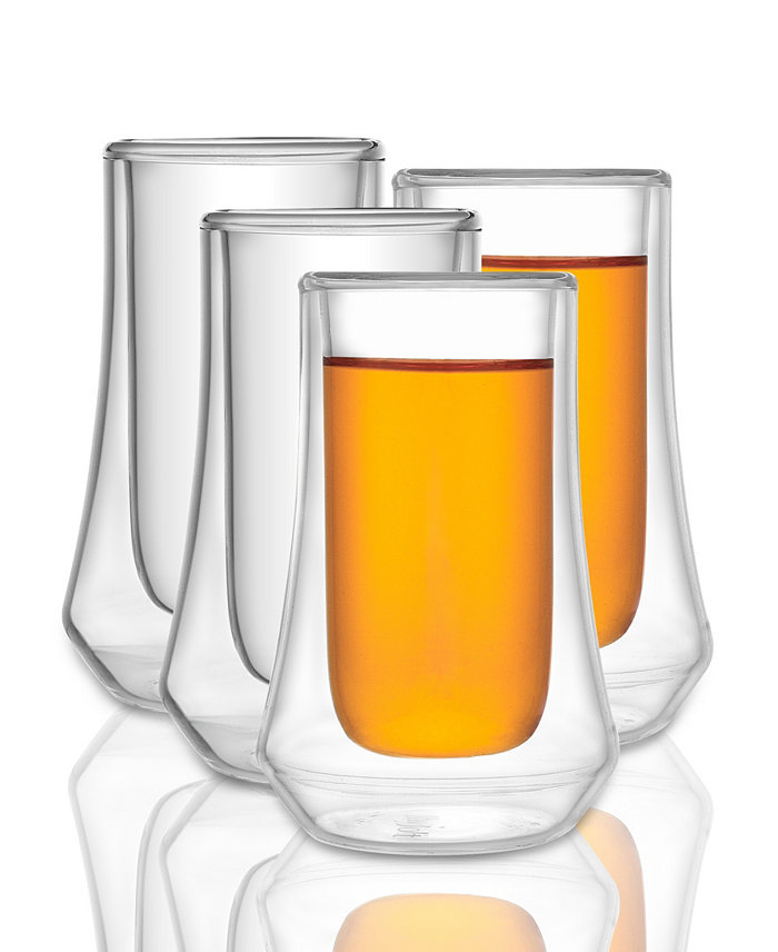 JoyJolt Cosmos Double Wall Shot Glasses Set of 4