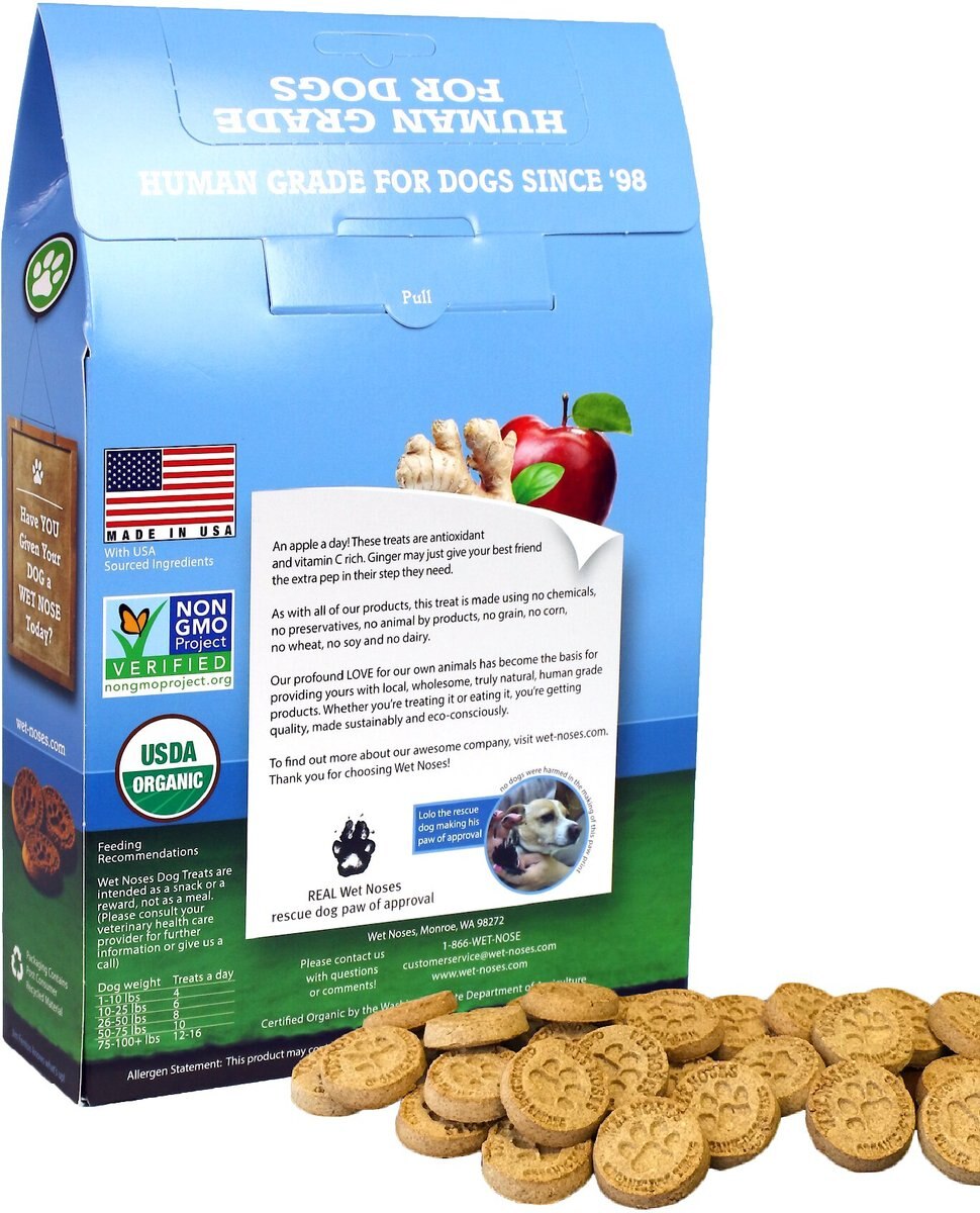 Wet Noses Grain-Free Apple and Ginger Flavor Dog Treats