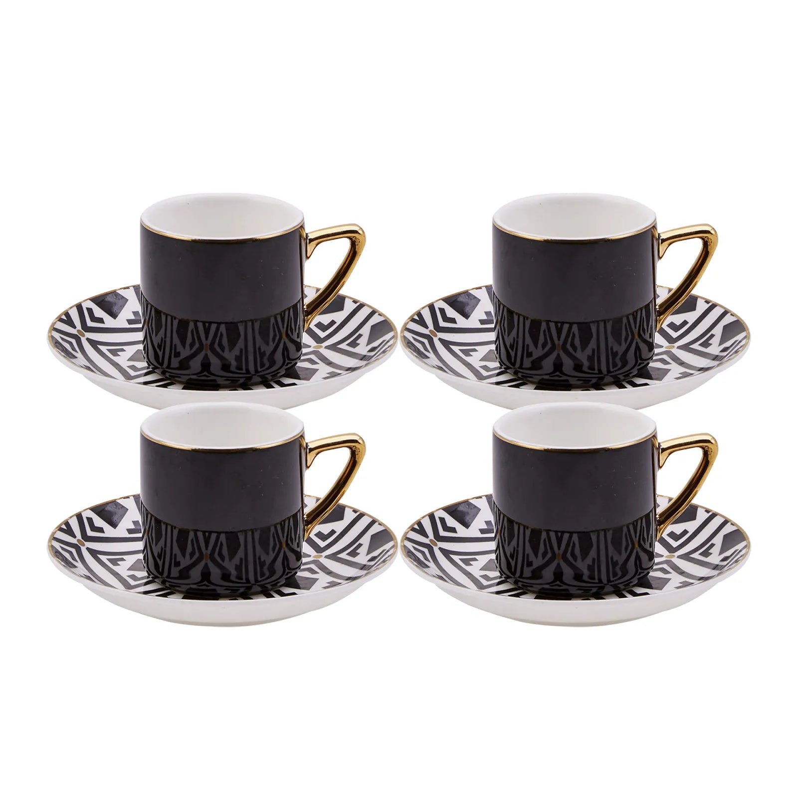 Karaca Monochrome 4 Person Coffee Cup Set 153.01.01.3785