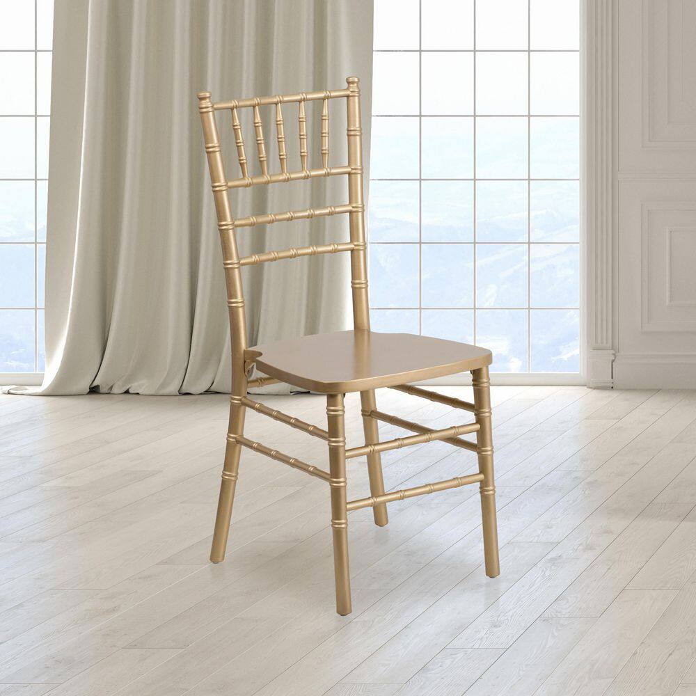 Flash Furniture Hercules Series Gold Wood Chiavari Chair XSGOLD