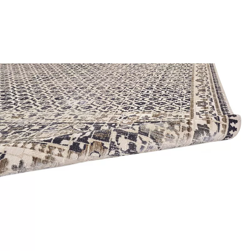 Weave and Wander Kiba Beige Ornamental Area Rug