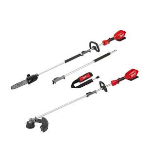 MW M18 FUEL 10 in. 18V Lithium-Ion Brushless Electric Cordless Pole Saw and M18 QUIK-LOK String Trimmer Combo Kit (2-Tool) 2825-20PS-2825-20ST