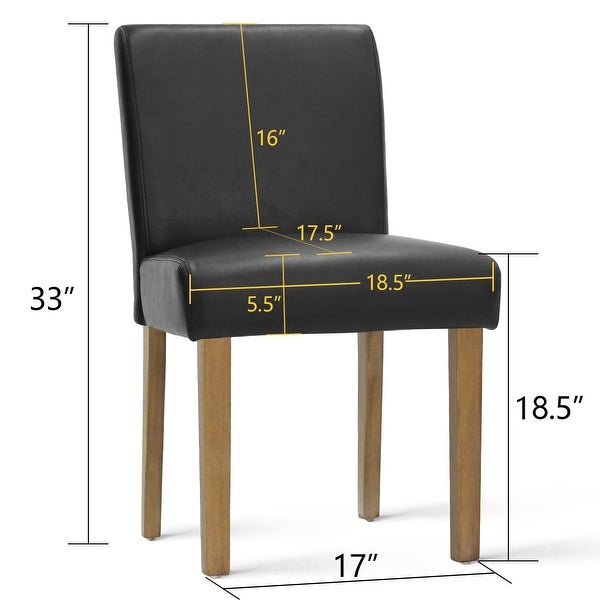 PU Leather Upholstered Dining Chairs