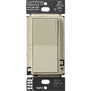 Lutron Sunnata Switch for 6A Lighting or 3A 110 HP Motor Single PoleMulti Location Clay (ST-6ANS-CY) ST-6ANS-CY