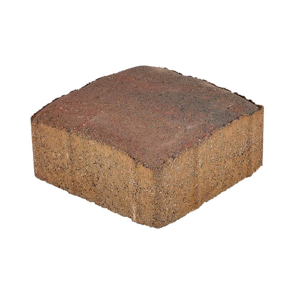Pavestone Plaza Square 5.51 in. L X 5.51 in. W X 60 MM. H Old Town Blend Concrete Paver (480-Pieces101.28 sq. ft. Pallet ) 64699