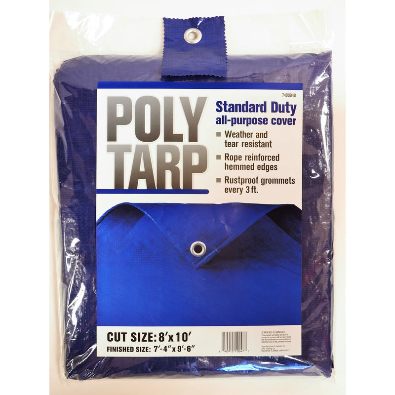 TARP POLY 8'X10' BLUE