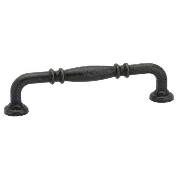 Emtek 86255MB Tuscany Ribbed Cabinet Pull 6 Cente...