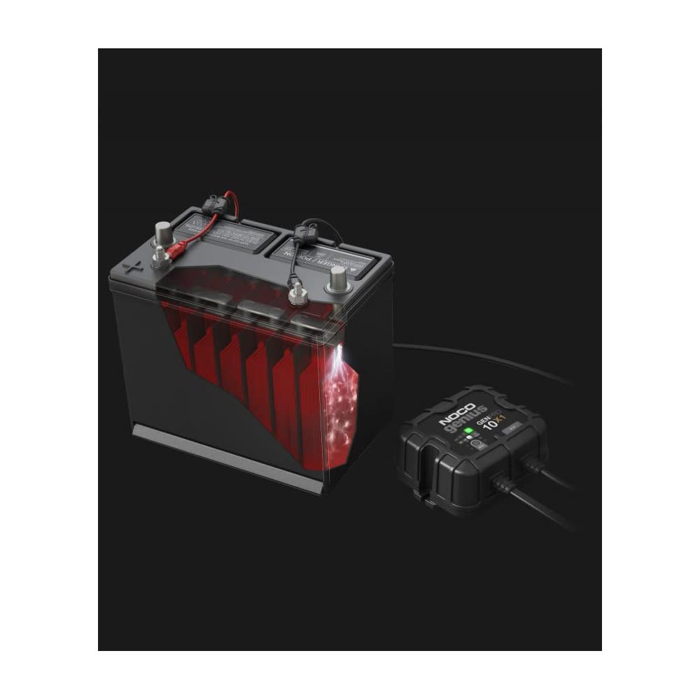 Noco Battery Charger 12V 10A Fully Automatic Waterproof On Board ;