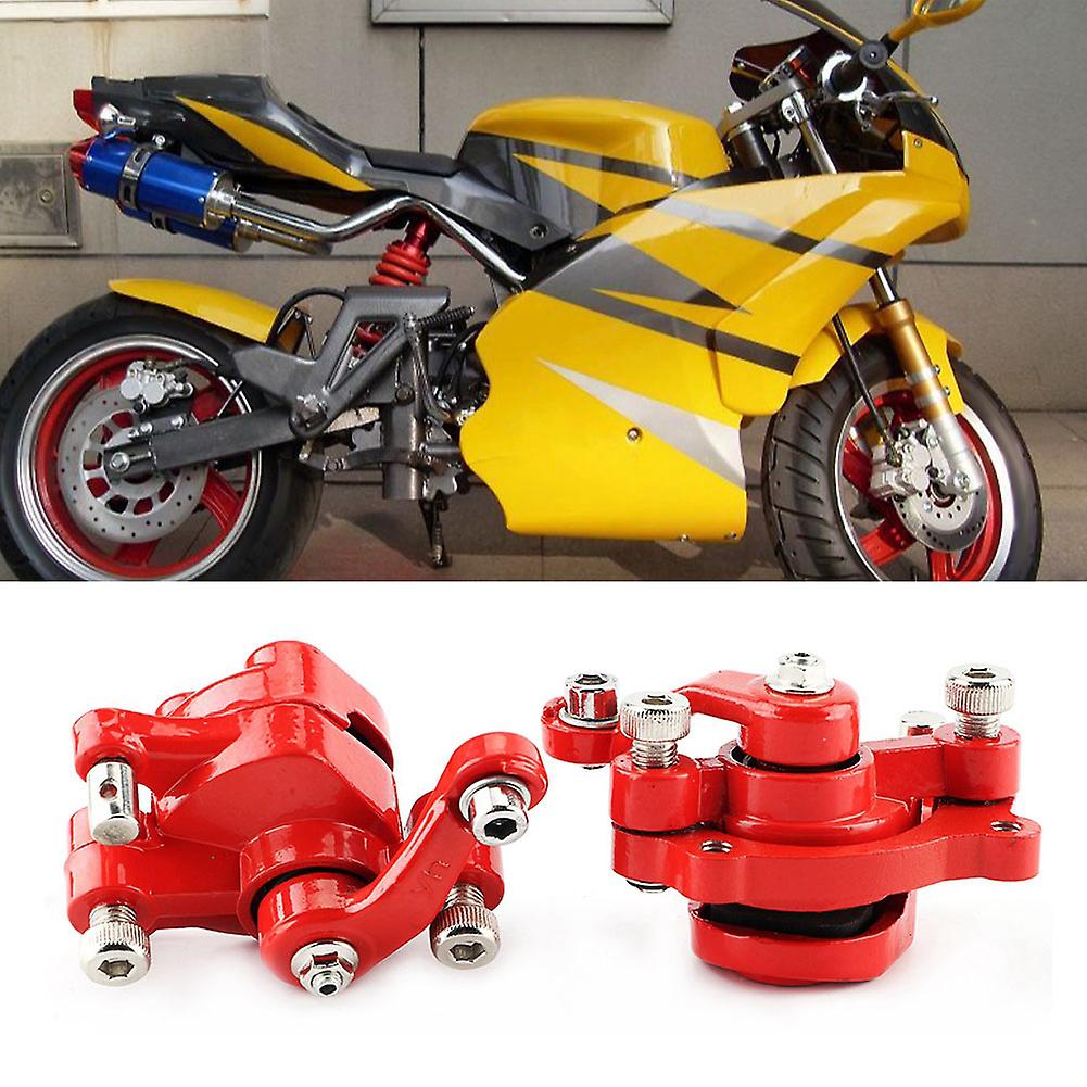 Front Rear Disc Brake Calipers Mechanical Brake Device For 43 47 49cc Bicycle Mini Motorcycle