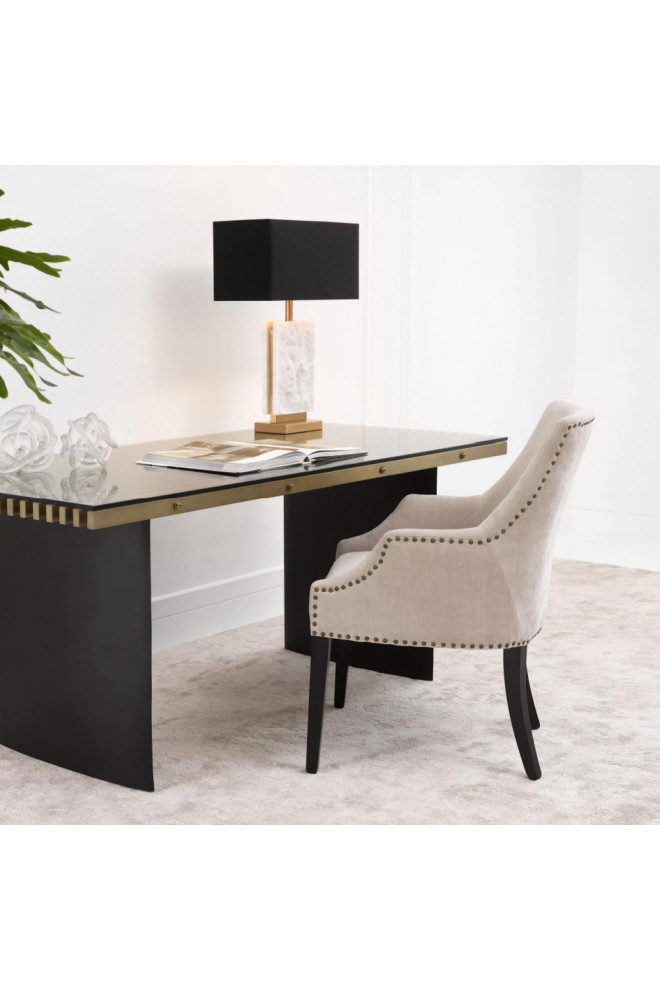 Beige Dining Chair  Eichholtz Legacy   Transitional   Dining Chairs   by Oroa   Distinctive Furniture  Houzz
