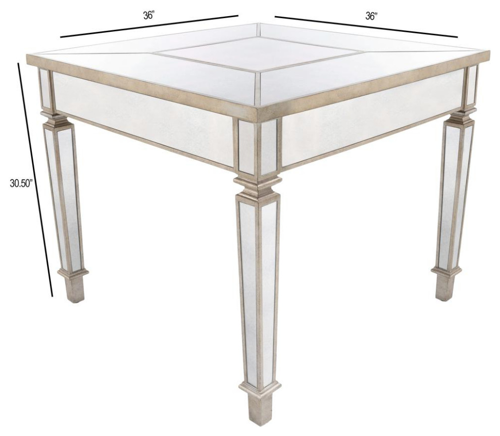 Mirrored Game Table  Belen Kox   Contemporary   Coffee Tables   by BisonOffice  Houzz