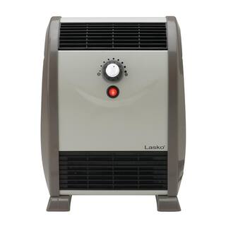 Lasko Automatic Air Flow 1500-Watt Electric Convection Portable Space Heater with Tip-Over Safety Switch 5812