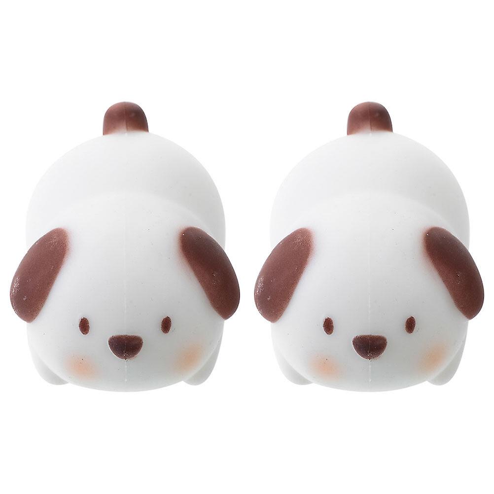 2pcs Cartoon Animal Squishy Toy Cute Stress Sensory Toy Fidget Anxiety Relief Toy