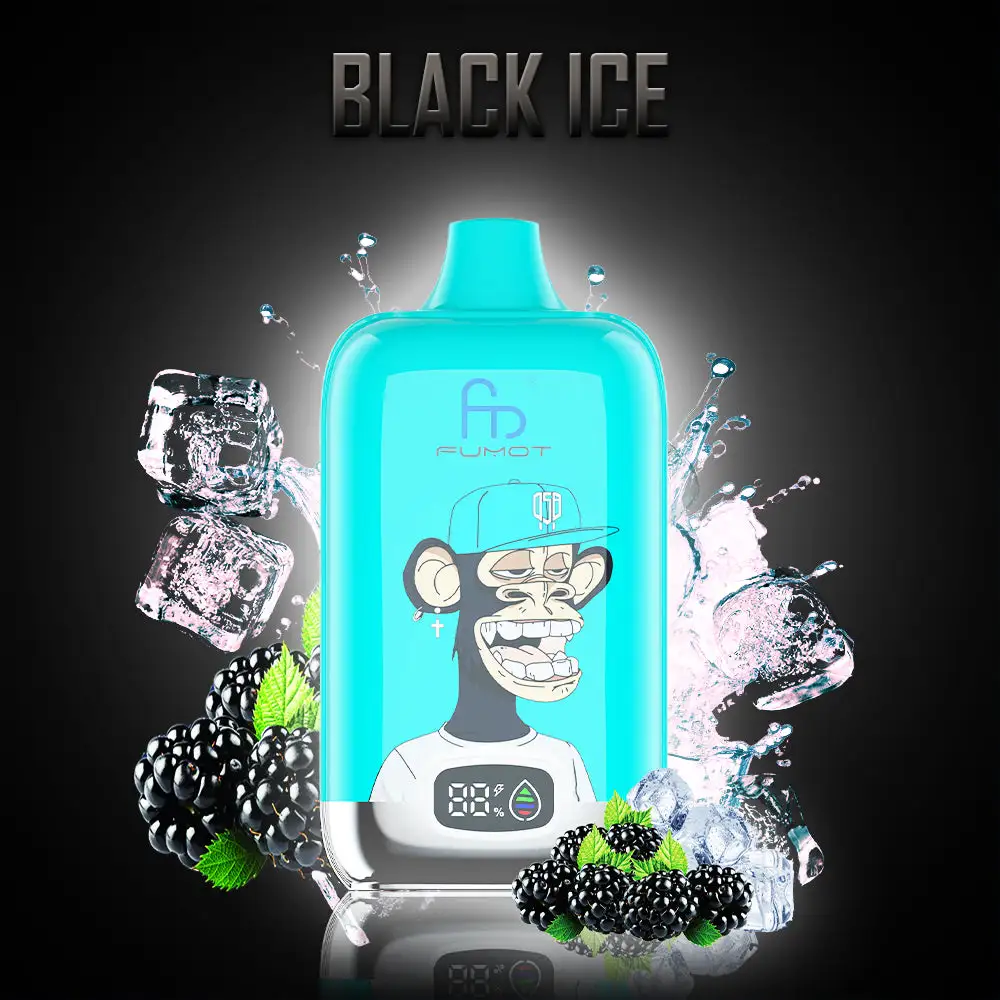 Fumot Tornado Digital Box 12000 Puffs - Black Ice