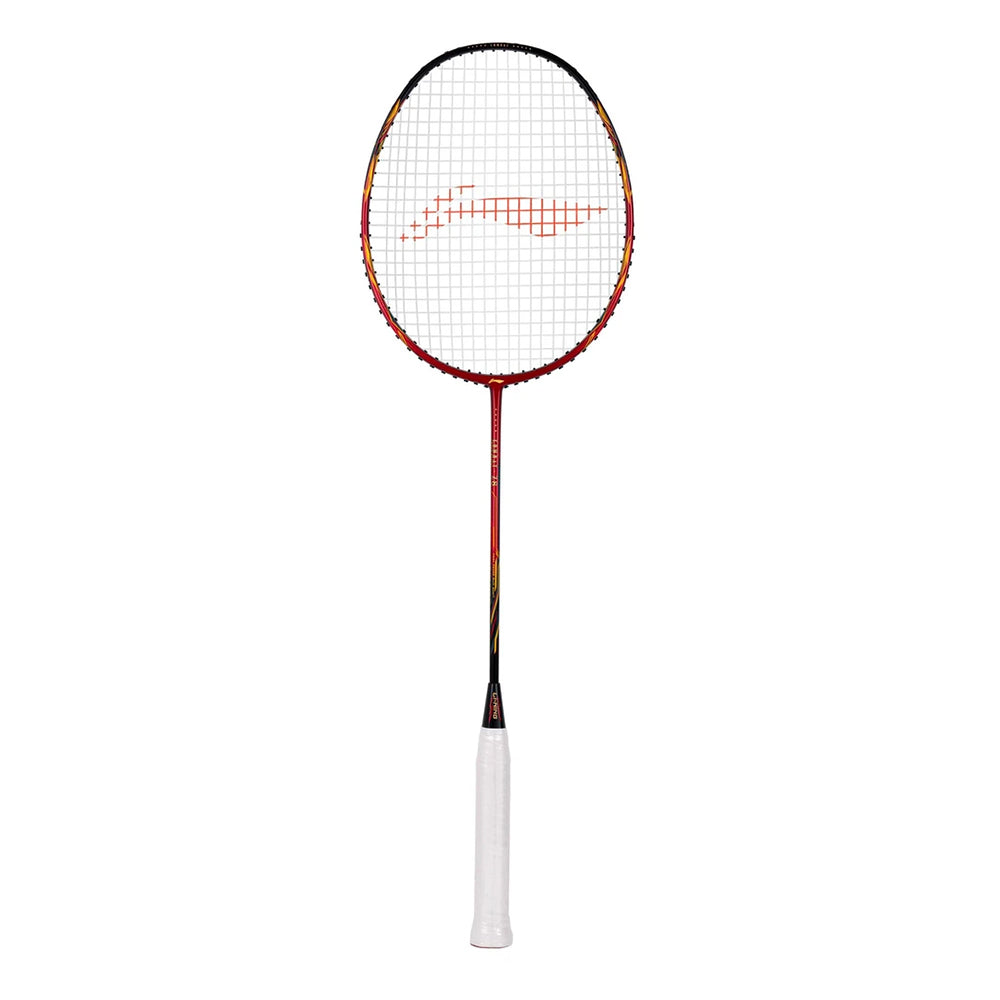 Li-Ning Combat Z8 Badminton Racket (Red/Black/Gold) - 80 Grams