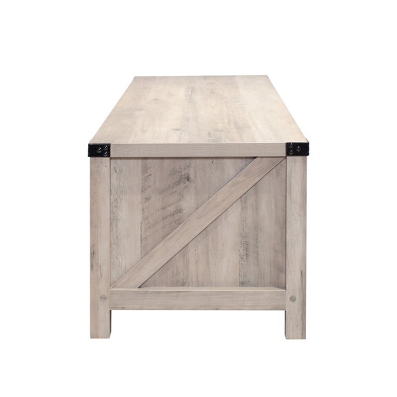 Farmhouse Nightstand  Rustic Oak End Table Side Ta...