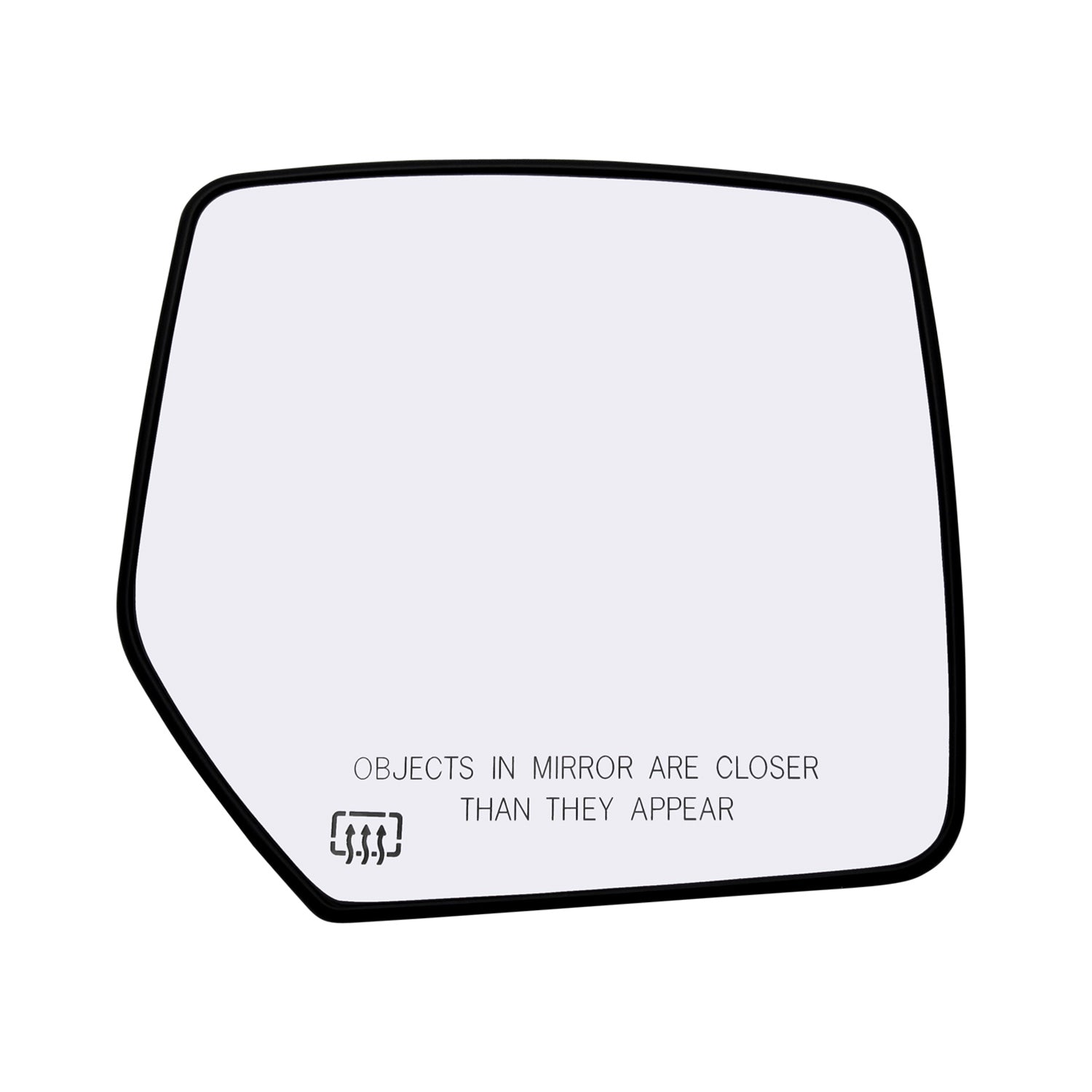 Passenger Side Door Mirror Glass Replacement with Plastic Backing Defrost Fits 2008-2012 Jeep Liberty， 2007-2011 Dodge Nitro