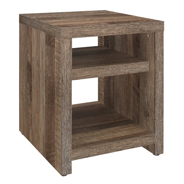 Danio End Table In Rustic Natural Lexicon