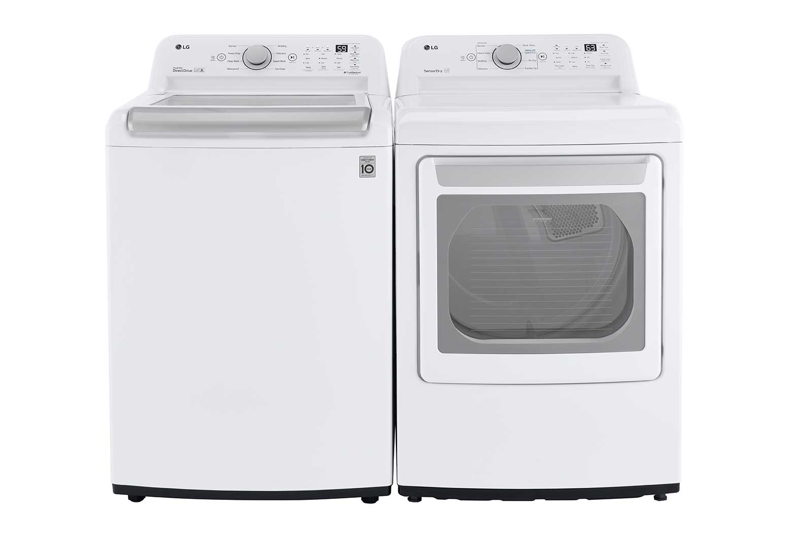 Lg WT7150CW 5.0 Cu. Ft. Mega Capacity Top Load Washer With Turbodrum™ Technology