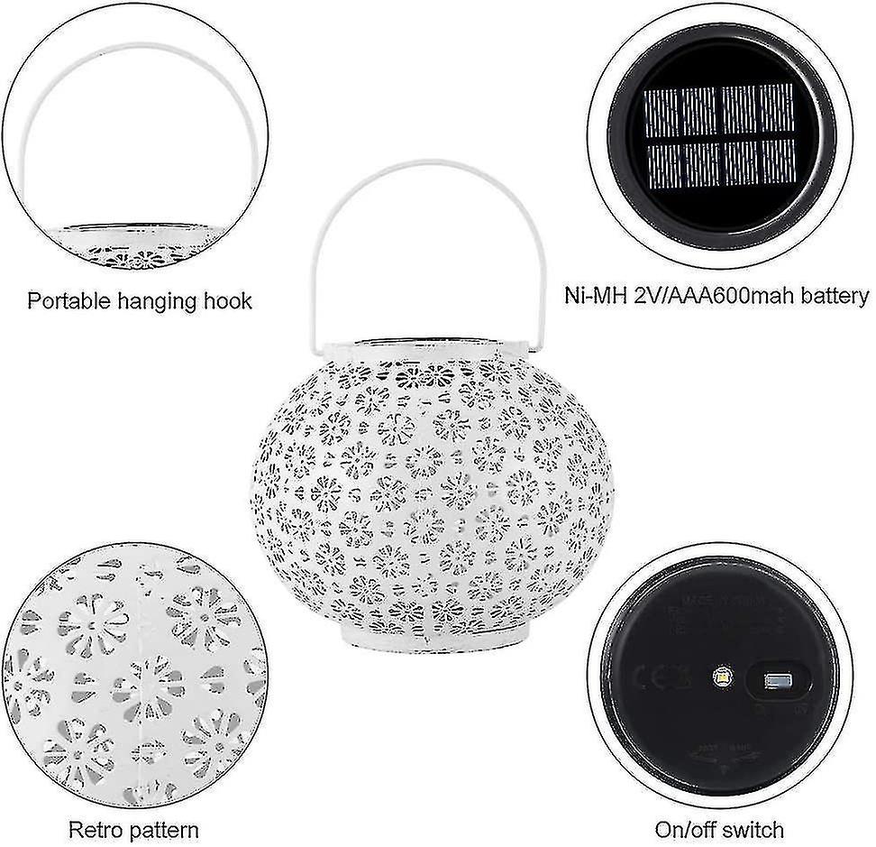 Solar Lantern Light， Garden Lantern Solar Powered Waterproof Ip65， Led Lights