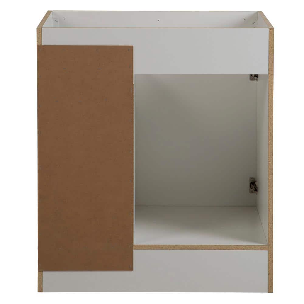 Home Decorators Collection Thornbriar 30 in W x 21 in D Bathroom Vanity Cabinet in Polar White