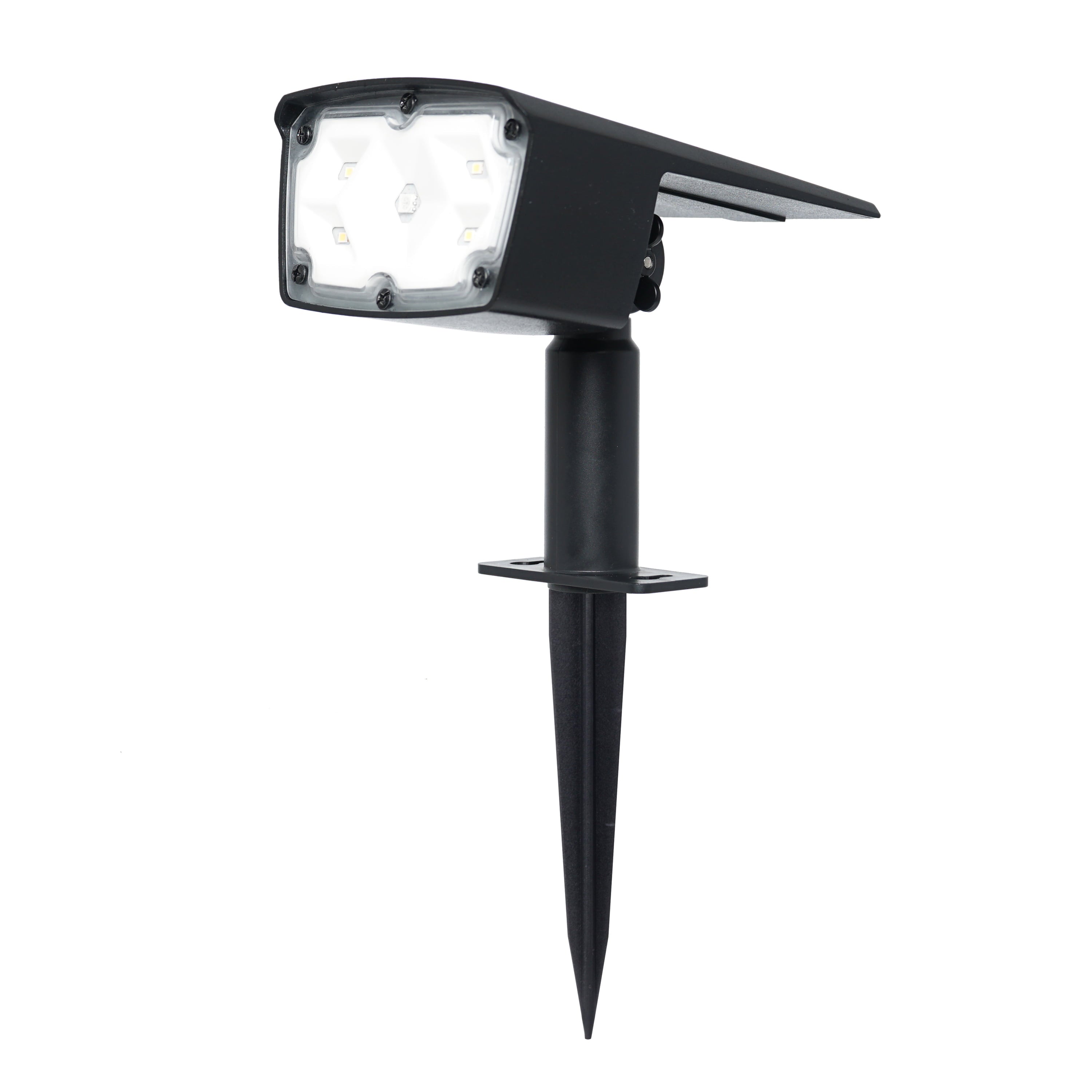 Mainstays 100 Lumen Solar Powered Color Change LED Spotlight Color Change Spotlight with Mount or Ground Stake Option