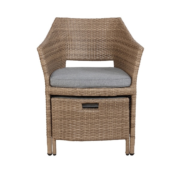 Kokoli AllWeather Wicker Conversation Set