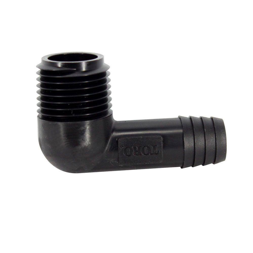 Toro Funny Pipe Male Elbow 38 in. Insert by 12 in. Male NPT (10-Pack) 53270