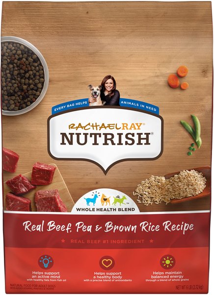 Rachael Ray Nutrish Real Beef， Pea， and Brown Rice Recipe Dry Dog Food