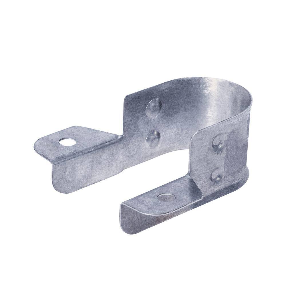 The Plumber's Choice 1-12 in. CPVC Side Mount Pipe Strap in Galvanized Steel 112CPSMG