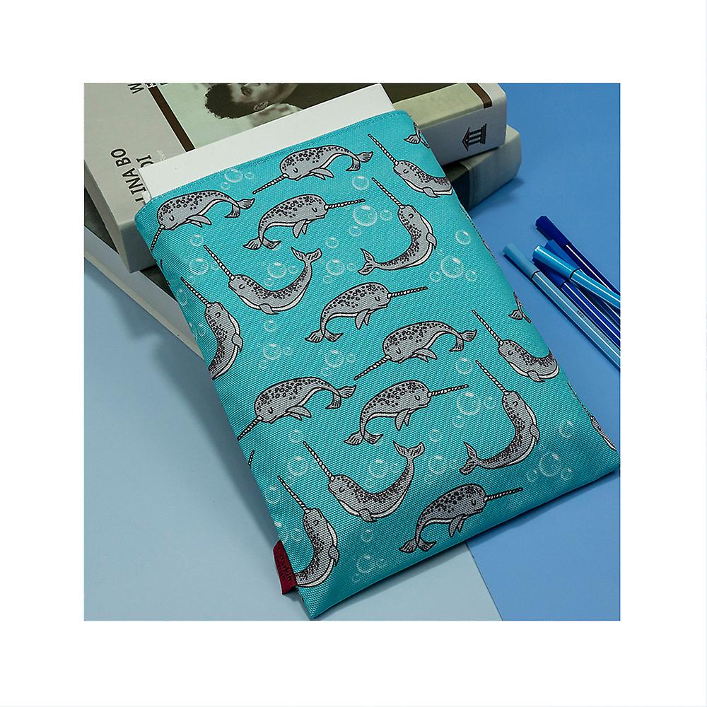 Book Sleeve Narwhal Book Cover Medium Book Sleeves Teen Gift (medium)