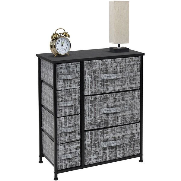 Dresser w/ 7 Drawers Furniture Storage and Chest Tower for Bedroom - - 34478591