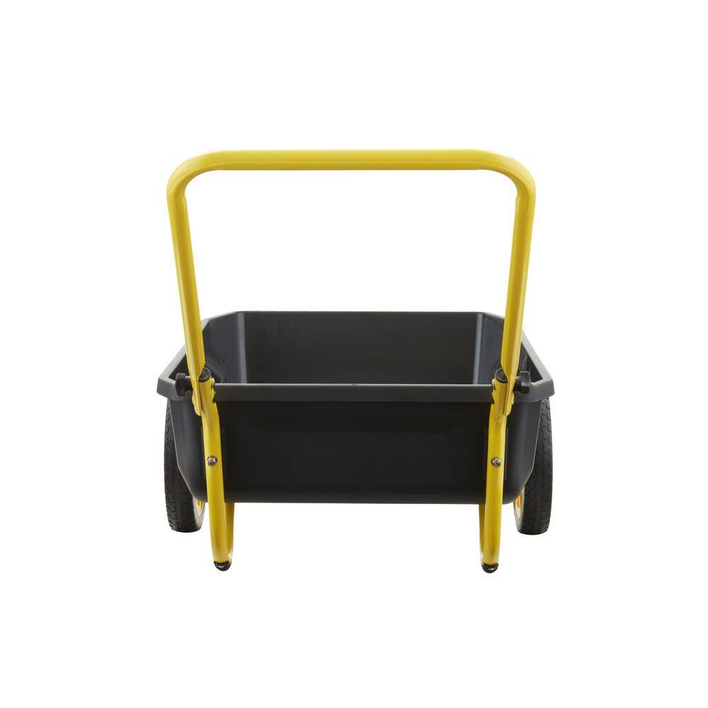 GORILLA CARTS 4 cu. ft. Plastic Garden Cart GCR-4W