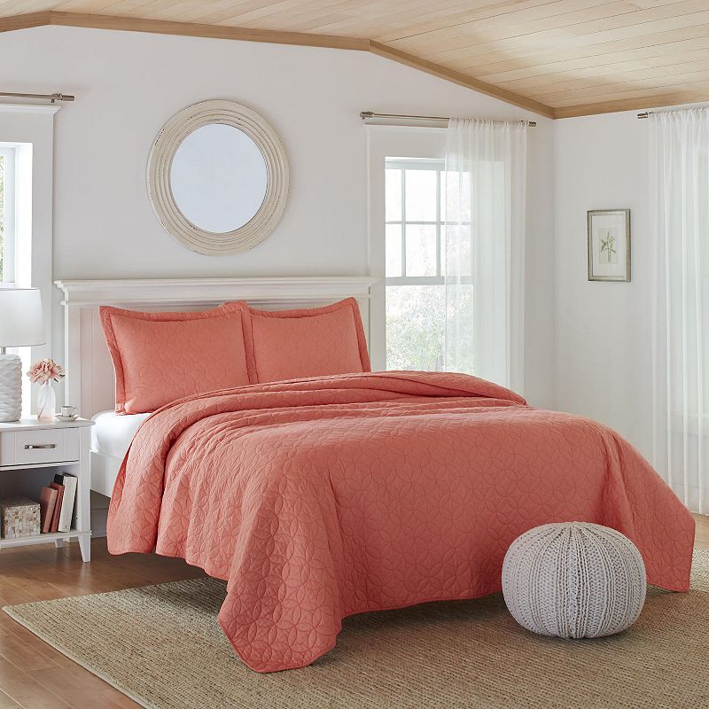 Laura Ashley Solid Circles Quilt Set