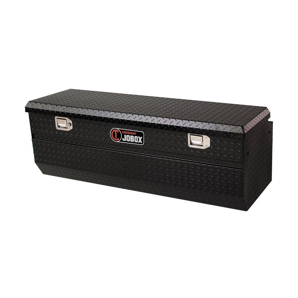 Crescent Jobox 61 in. Black Aluminum Extra Wide Top Mount Truck Tool Box PAH1424002