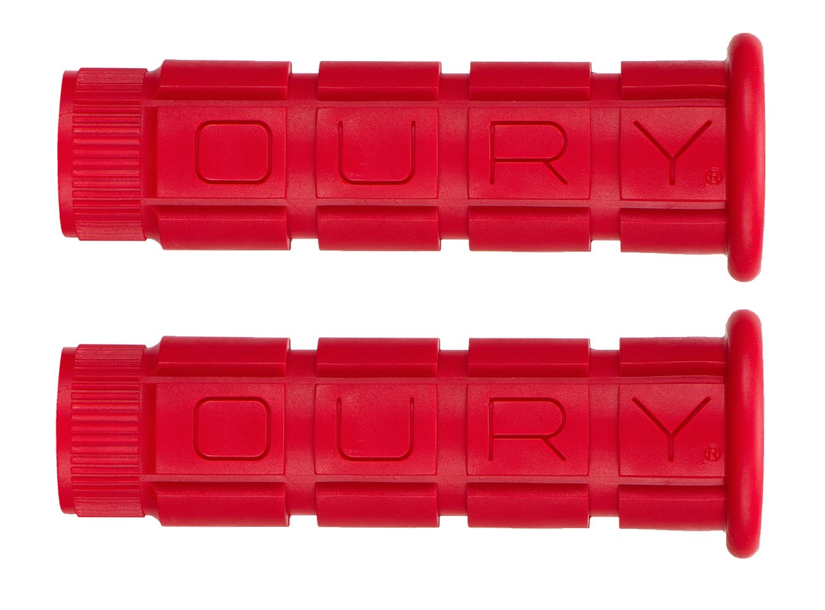 Oury Single Compound MTB Grips - Red