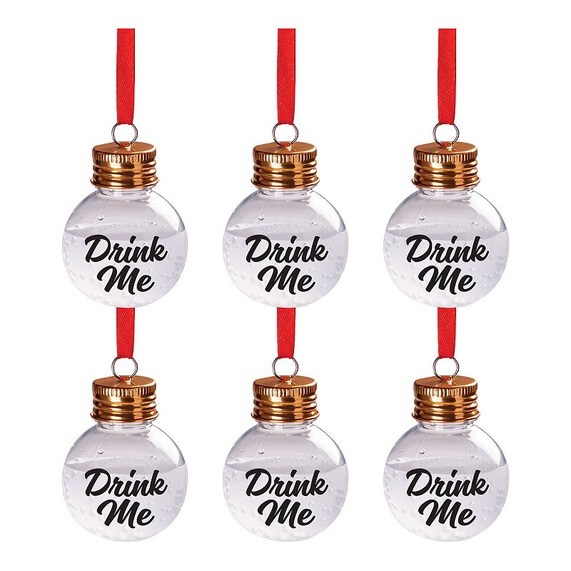 Nifty 6-Piece Ornament Shot Glass Set