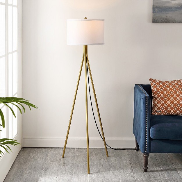 Galilea Floor Lamp Gold Safavieh