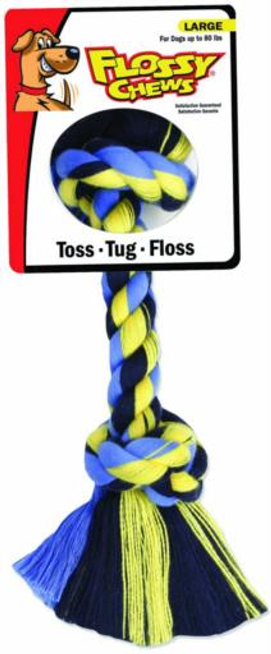 Mammoth Flossy Chews Mini Color Rope Bone Dog Chew Toy， 6