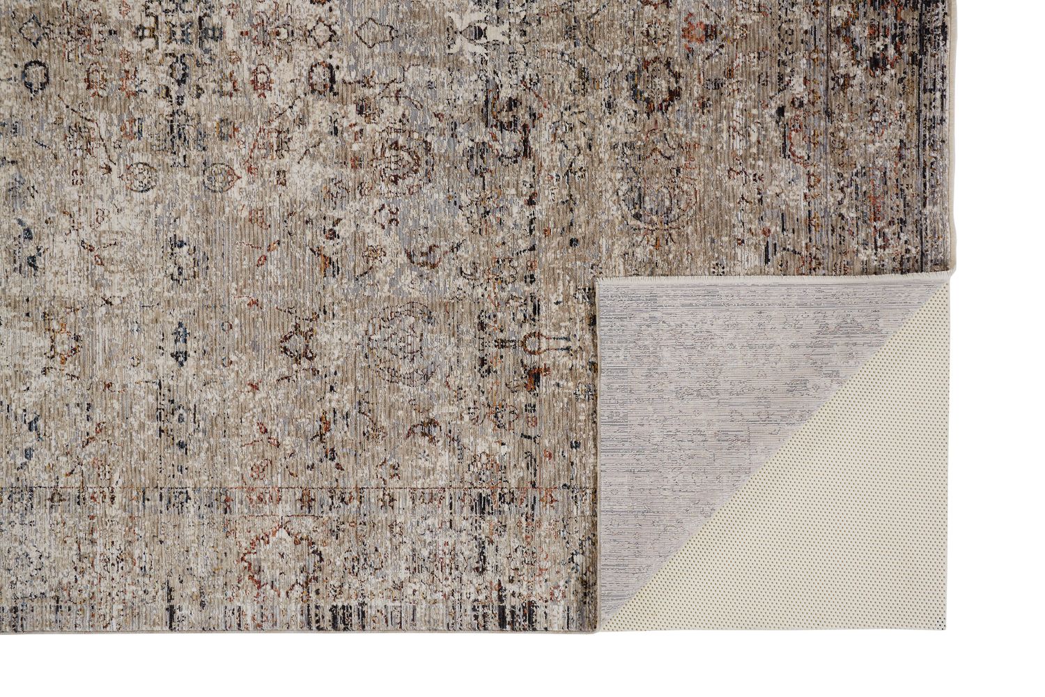 Ennis Ivory and Gray Rug by BD Fine