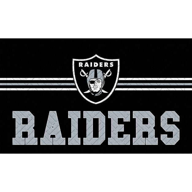 Embossed Mat Cross Hatch Las Vegas Raiders