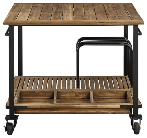 Boraam Brookville Counter Height Dining Table   Industrial   Outdoor Dining Tables   by Boraam Industries  Inc.  Houzz