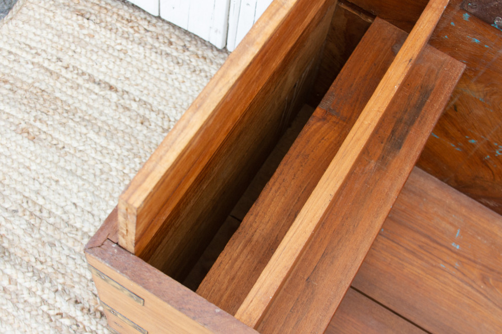 Large British Colonial Campaign Chest   Traditional   Accent Chests And Cabinets   by De cor  Houzz