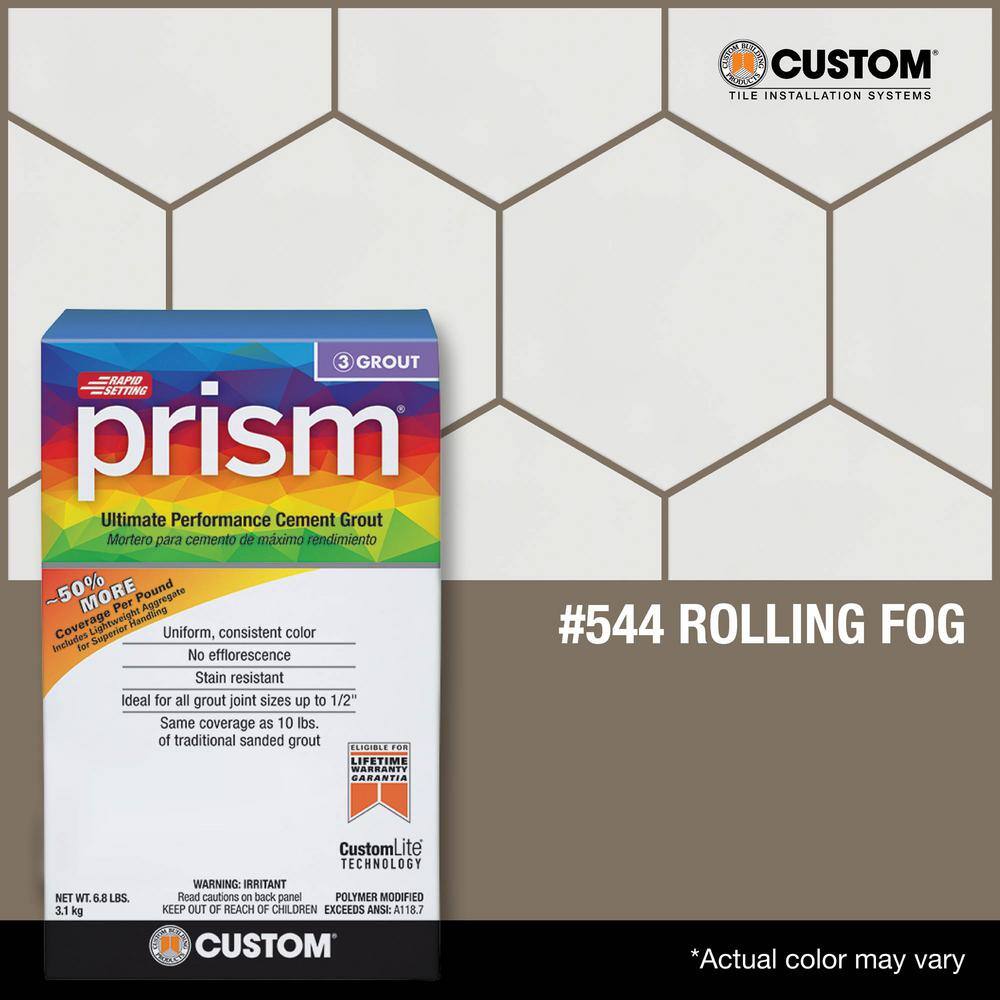 Custom Building Products Prism #544 Rolling Fog 17 lb. Ultimate Performance Grout PG54417T