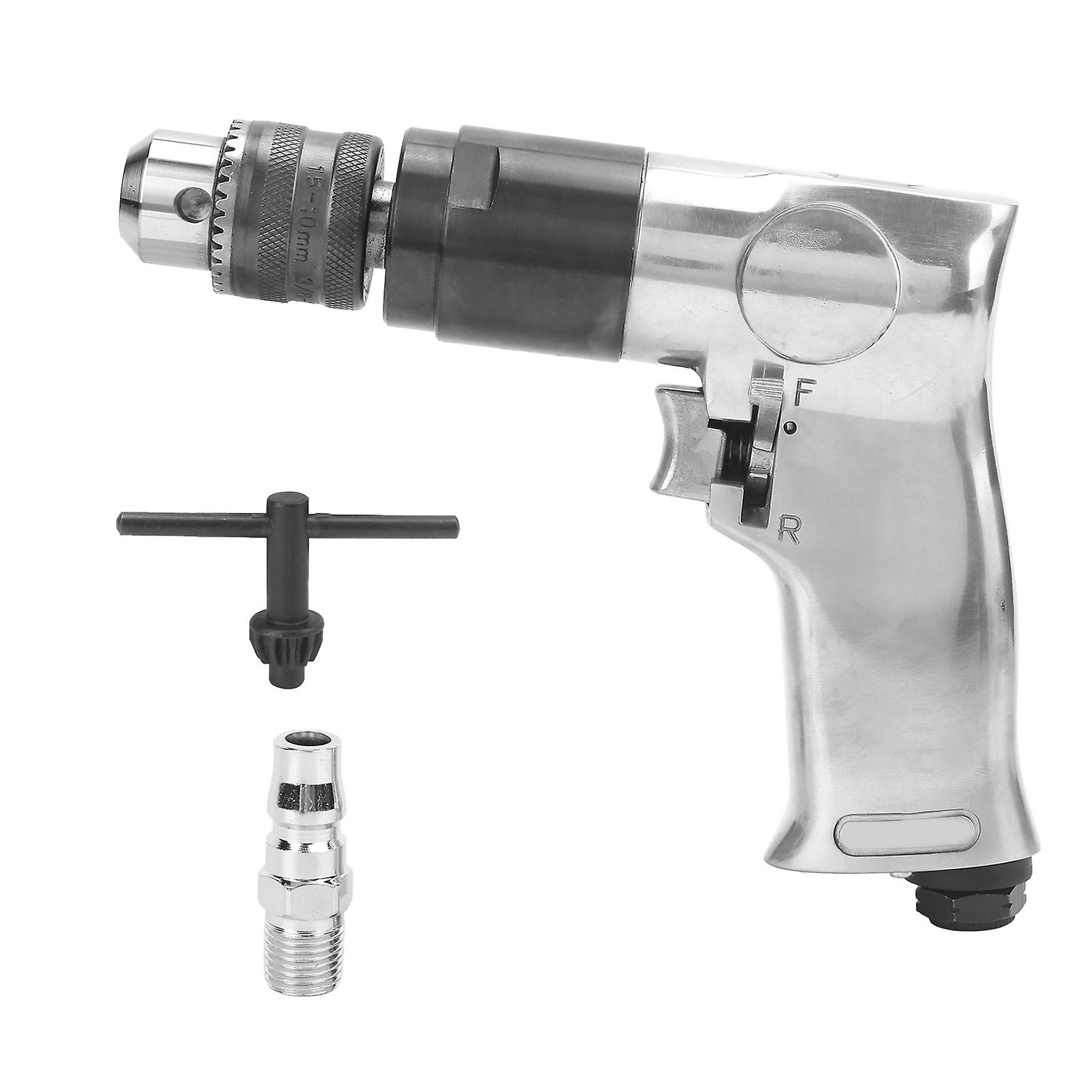 Air Drill 3/8 Inch 2000rpm Variable Speed Forward Reverse Adjustable Strong Bearing Handheld Pneumatic Drill Style Europen