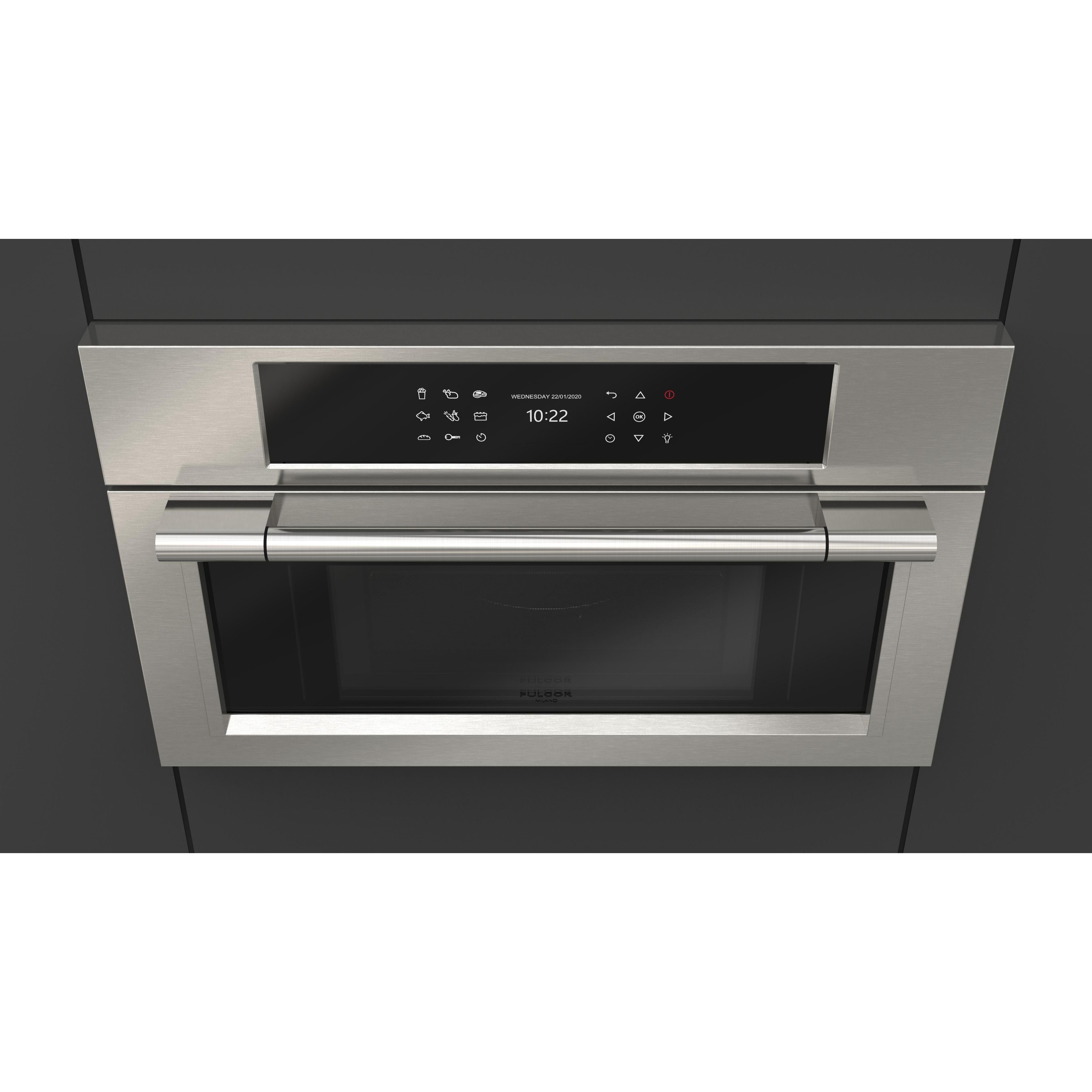 Fulgor Milano 30-inch, 1.2 cu.ft. Built-in Speed Oven with Convection Technology F6PSPD30S1