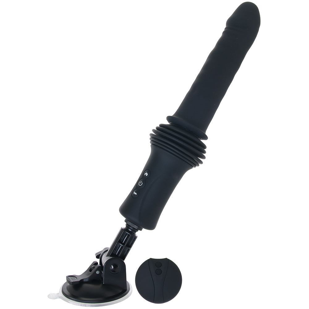 Renegade Super Stroker Thrusting Vibe in Black